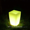 Europe style LED plastic flower pot outdoor light up mood Led light plant vase